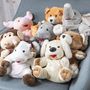 Soft toy - Cherry Belly Cuddle Monkey Cherry Stone Pillow - Washable - INATURA