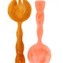 Couverts & ustensiles de cuisine - Salad servers Orange mix - Studio Noticed - STUDIO NOTICED