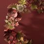 Autres décorations de Noël - Couronne florale en métal à motif de roses - MAHE HOMEWARE