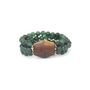 Bijoux - Bracelet 3 rangs fermoir aimanté – AVENTURINE - NATURE BIJOUX