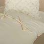 Cushions - Embroidered Cotton Cushion Cover Ivory Whisper - NINÉH