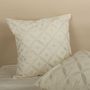 Cushions - Embroidered Cotton Cushion Cover Ivory Whisper - NINÉH