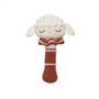 Toys - Luka the Lamb Rattle I cherry red - PATTI OSLO