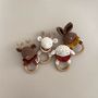 Toys - Luka the Lamb Teething Ring I cherry red - PATTI OSLO