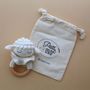 Toys - Lamb the Teething Ring | ecru with bell - PATTI OSLO