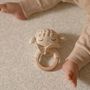 Toys - Lamb the Teething Ring | ecru with bell - PATTI OSLO