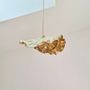 Hanging lights - Gold FEUILLANTINE lampshade - PAS DANS LA MER