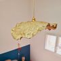 Hanging lights - Gold FEUILLANTINE lampshade - PAS DANS LA MER