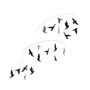 Cadeaux - Black sun, bird flocks decorative paper mobile, large - LIVINGLY