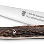 Barbecues - Laguiole Secret pocket knife - Olive, ebony, carbon handle - LAGUIOLE CLAUDE DOZORME