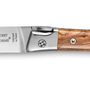 Barbecues - Laguiole Secret pocket knife - Olive, ebony, carbon handle - LAGUIOLE CLAUDE DOZORME