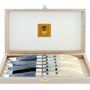 Couverts & ustensiles de cuisine - Couteaux Steak Laguiole Berlingot - Claude Dozorme - Coffret de 6 CTX - LAGUIOLE CLAUDE DOZORME