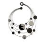 Bijoux - "Orbiting Elegance: The Cosmic Leather Necklace" - 7PM LEATHER JEWELS