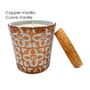 Decorative objects - Metalic style Mosaic ceramic scented candle size M - WAX DESIGN - BARCELONA