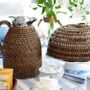 Christmas table settings - Ishela Classic rattan Carafe - ISHELA