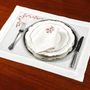 Table linen - Hand-embroidered Placemat & Napkin Sets - DREAMSPACES