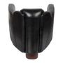 Fauteuils - Fauteuil Gentleman Black en Cuir Véritable - Élégance et Confort Intemporel - JP2B DECORATION