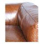 Armchairs - Boston Genuine Leather Armchair - Comfort and Contemporary Elegance - JP2B DECORATION