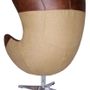 Armchairs - Jacobs L'élégant Armchair in Leather and Jute - Modern Comfort and Style - JP2B DECORATION