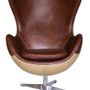 Armchairs - Jacobs L'élégant Armchair in Leather and Jute - Modern Comfort and Style - JP2B DECORATION