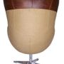 Armchairs - Jacobs L'élégant Armchair in Leather and Jute - Modern Comfort and Style - JP2B DECORATION