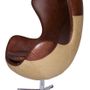 Armchairs - Jacobs L'élégant Armchair in Leather and Jute - Modern Comfort and Style - JP2B DECORATION