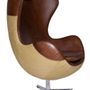 Armchairs - Jacobs L'élégant Armchair in Leather and Jute - Modern Comfort and Style - JP2B DECORATION