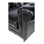 Fauteuils - Fauteuil Chesterfield Black en cuir - Design classique et confortable - JP2B DECORATION