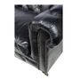 Sofas - Chesterfield Black 3-Seater Sofa in Leather - Timeless Elegance - JP2B DECORATION
