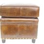 Stools - Club 2 Leather Footrest – Chic and Trendy Comfort - JP2B DECORATION