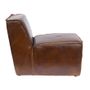 Fauteuils - Fauteuil Noctambule en cuir de vachette - Style vintage industriel - JP2B DECORATION