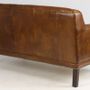 Sofas - Hampton Leather 2-Seater Sofa - Vintage Cigare - JP2B Decoration - JP2B DECORATION