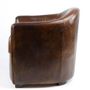 Armchairs - Manchester Leather Armchair – Timeless Elegance and Comfort - JP2B DECORATION