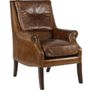 Armchairs - Chicago Leather Armchair - Vintage Cigar - JP2B DECORATION