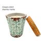 Decorative objects - Mosaic ceramic scented candle size S - WAX DESIGN - BARCELONA