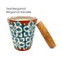 Decorative objects - Mosaic ceramic scented candle size S - WAX DESIGN - BARCELONA