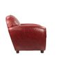 Armchairs - Paquebot Club Chair in genuine leather, timeless vintage design - JP2B DECORATION