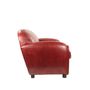 Sofas - Grand Club Paquebot Sofa in genuine leather, vintage 3-seater - JP2B DECORATION