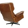 Armchairs - Sessel Armchair Havana leather, soft seating, classic design - JP2B DECORATION