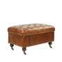 Armchairs - Ottoman Chest in Chesterfield Style, practical and elegant - JP2B DECORATION