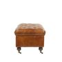 Armchairs - Ottoman Chest in Chesterfield Style, practical and elegant - JP2B DECORATION