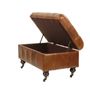 Armchairs - Ottoman Chest in Chesterfield Style, practical and elegant - JP2B DECORATION