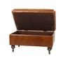 Armchairs - Ottoman Chest in Chesterfield Style, practical and elegant - JP2B DECORATION