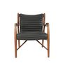 Fauteuils - Fauteuil Yellowstone Santosa noir, design moderne, cuir haut de gamme - JP2B DECORATION