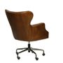 Armchairs - L'invité armchair in genuine leather, simple and elegant design - JP2B DECORATION