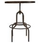 Dining Tables - High table in wood and metal, industrial and robust design - JP2B DECORATION