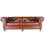 Sofas - Chesterfield Union Jack Sofa in Leather - Iconic British Style - JP2B DECORATION