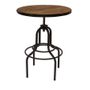 Dining Tables - High table in wood and metal, industrial and robust design - JP2B DECORATION