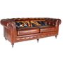 Sofas - Chesterfield Union Jack Sofa in Leather - Iconic British Style - JP2B DECORATION