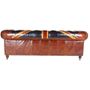 Sofas - Chesterfield Union Jack Sofa in Leather - Iconic British Style - JP2B DECORATION